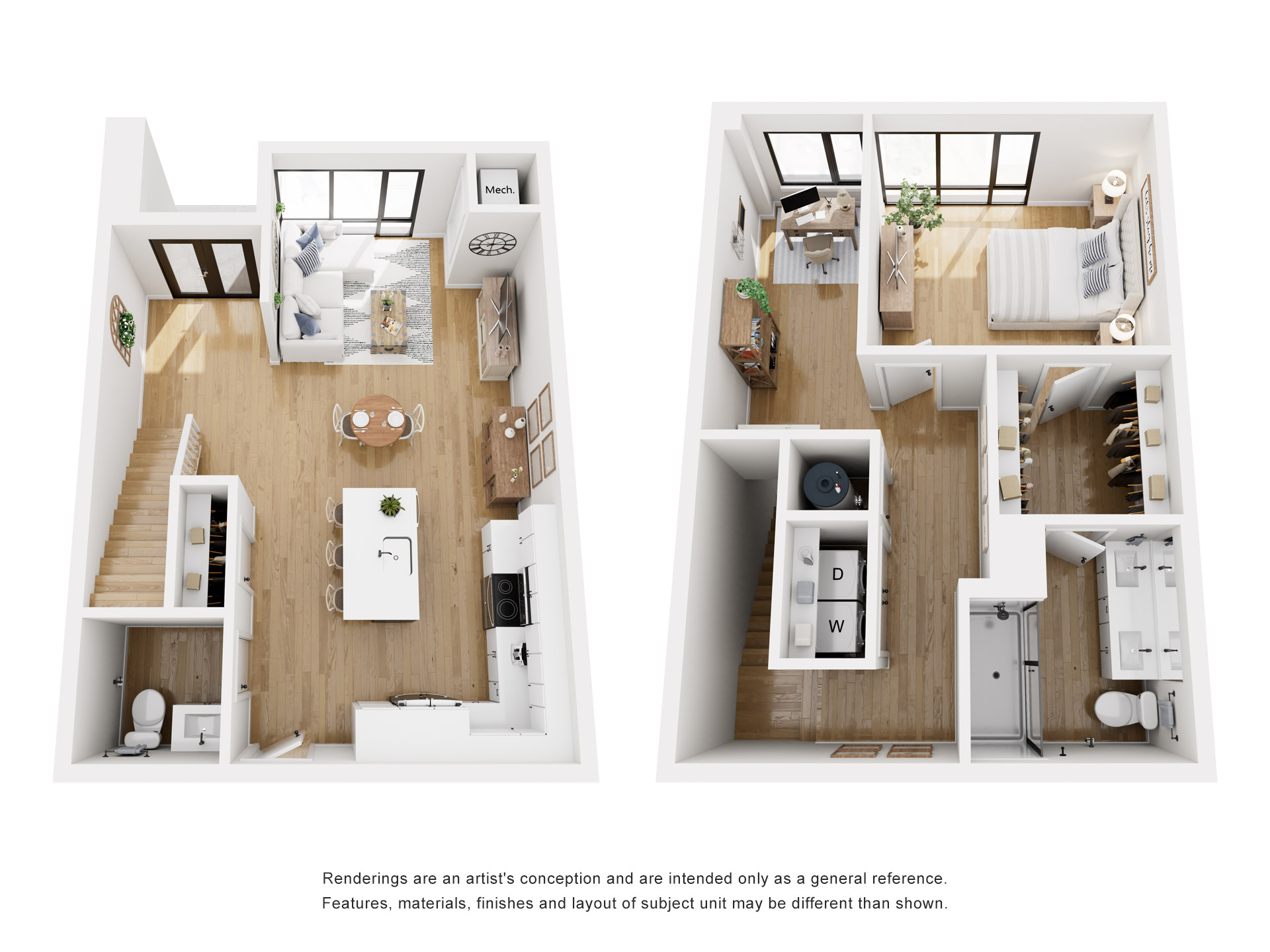 Floor plan layout diagram for AD2-1199 TH Den